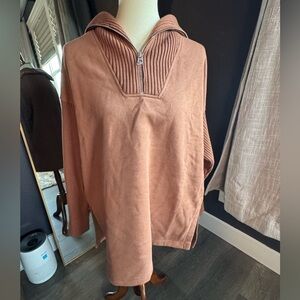 NWT Varley Owens Half Zip Sweater Medium